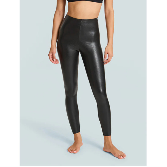 COMMMANDO NWT 7/8 Faux Leather Legging in Black // XL